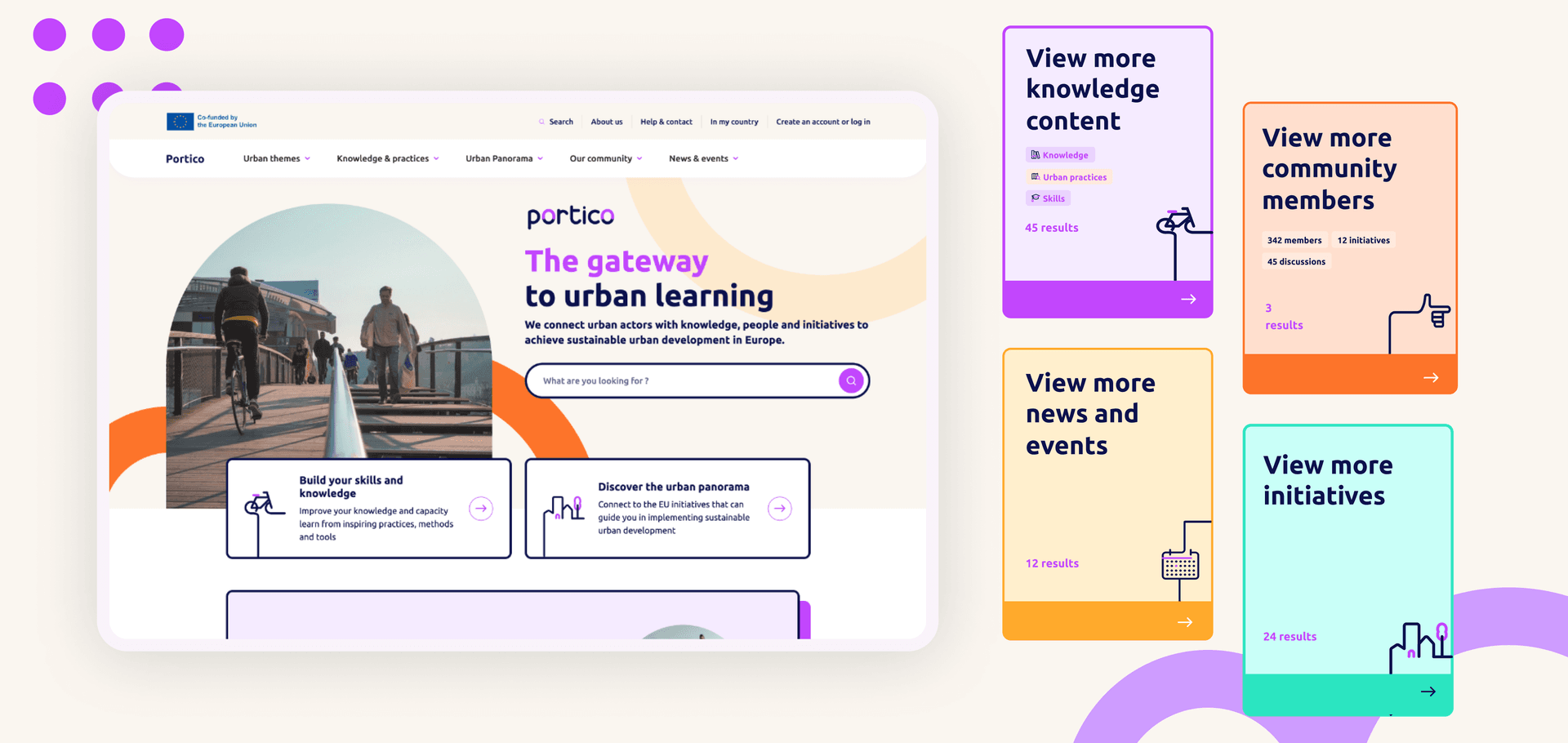 Plateforme Portico, la porte d’entrée vers l’apprentissage urbain — Portico