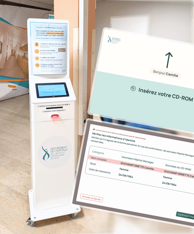 Bornes d’import d’imagerie médicale — hall ghicl