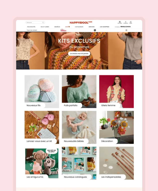 ecommerce Phildar — kits phildar
